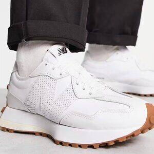 NWT New Balance 327 White Sea Salt Gum Sneakers Women's 6.5 WS327LS RARE